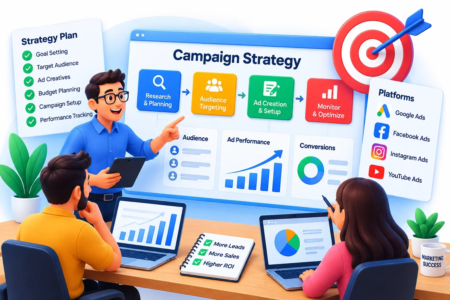 Google Ads campaign management for lead generation