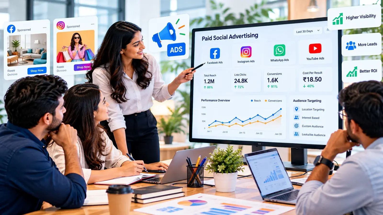 Social media marketing strategy for business growth