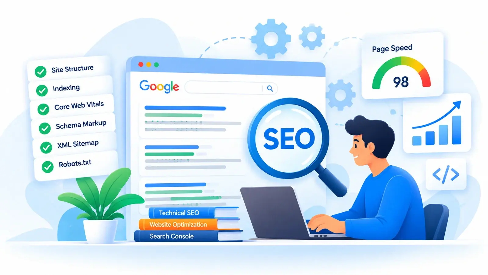 Technical SEO services in Ahmedabad for website performance